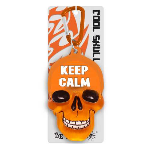 Брелок для ключей в виде черепа Keep Calm в Wildberries