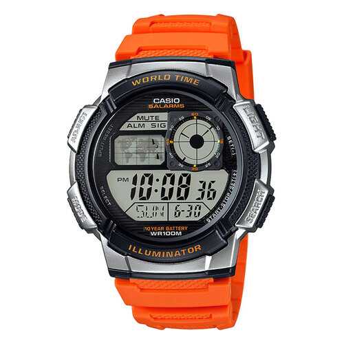 Наручные часы электронные мужские Casio Illuminator Collection AE-1000W-4B в Wildberries
