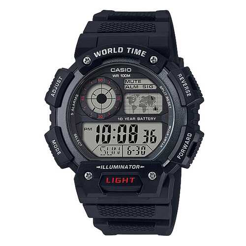 Наручные часы электронные мужские Casio Illuminator Collection AE-1400WH-1A в Wildberries