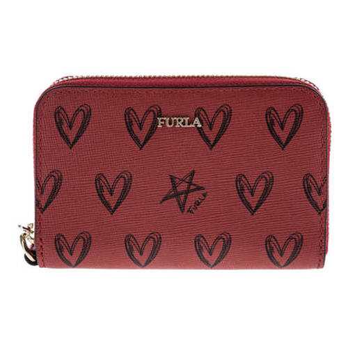 Кошелек женский Furla 1046917 красный в Wildberries