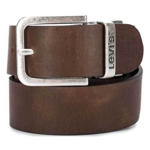 Ремень мужской Levi's 7713420860 черный/коричневый 92 в Wildberries