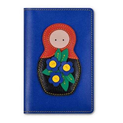 Обложка для паспорта Woodsurf MATRYOSHKA черная в Wildberries