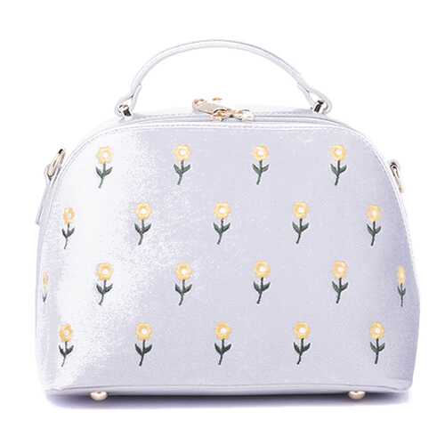 Рюкзак женский Renee Kler RK7050 серебристый в Wildberries