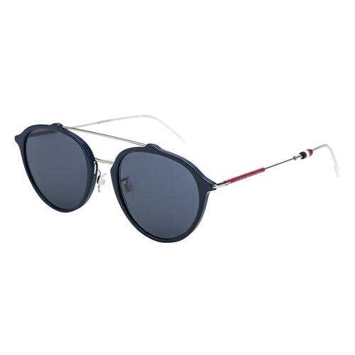 Солнцезащитные очки унисекс Tommy Hilfiger TH 1618/F/S PJP KU, синий в Wildberries