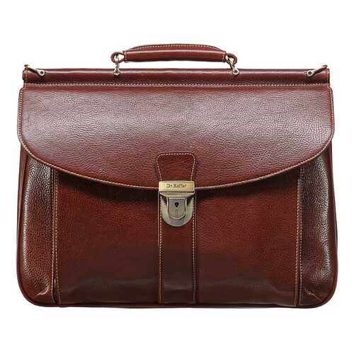 Портфель мужской Dr.Koffer B500060-02 коричневый в Wildberries