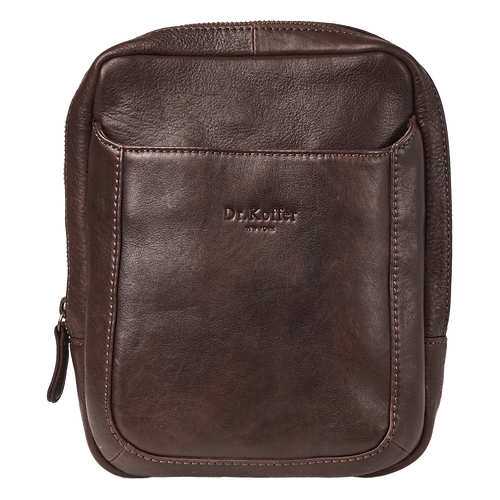 Сумка через плечо мужская Dr.Koffer B402653-245 коричневая в Wildberries
