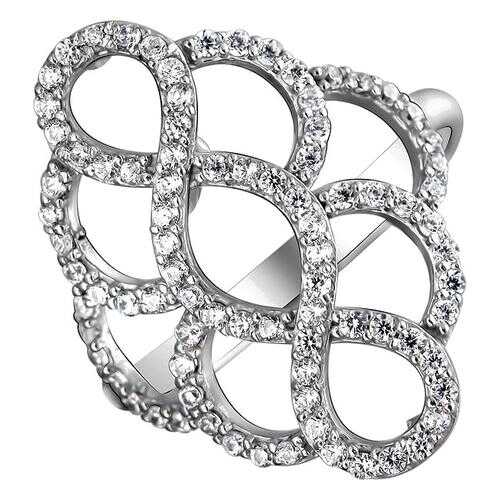 Кольцо женское Эстет 01К1511450 р.18.5 в Wildberries