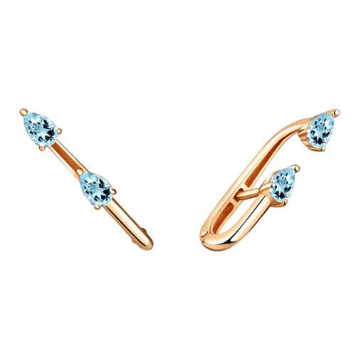 Серьги Aquamarine 4822602.6 в Wildberries