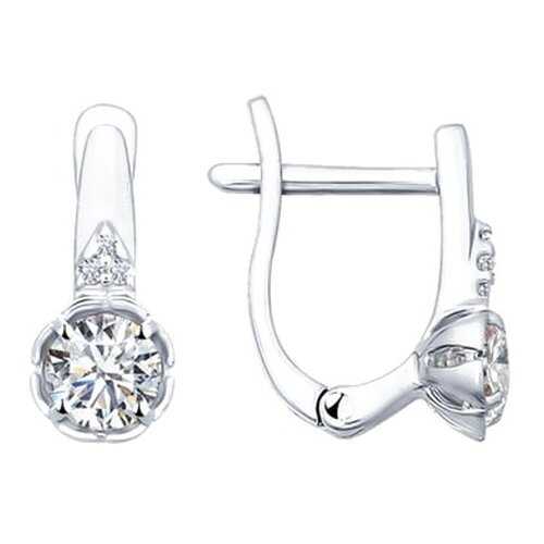 Серьги SOKOLOV из серебра с фианитами 94021840 в Wildberries