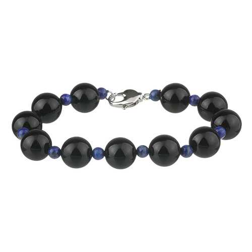 Браслет женский My-bijou 303-1464 черный/синий в Wildberries