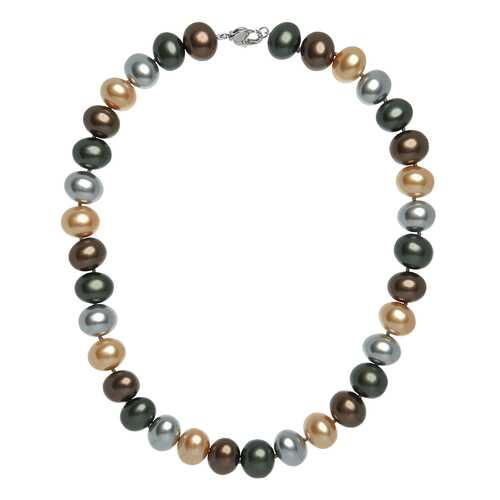 Бусы женские My-bijou 303-1161 оранжевые/коричневые/зеленые в Wildberries