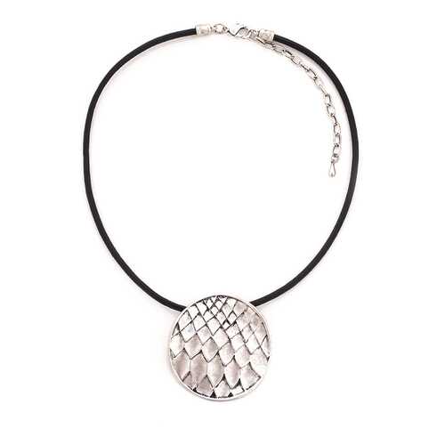 Колье SELENA 10124491 серебряное/черное в Wildberries