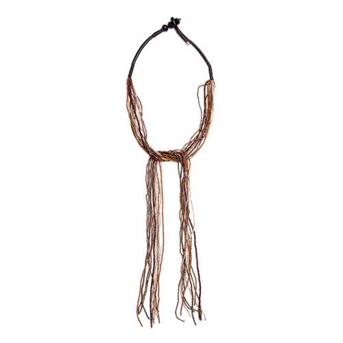 Колье женское Jaffrey de Marenta NC711154 черное/коричневое/бордовое в Wildberries