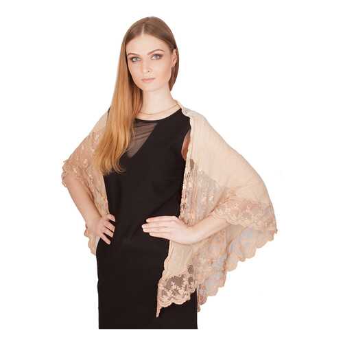 Косынка женская Le Motif Couture K01-2 оранжевая в Wildberries