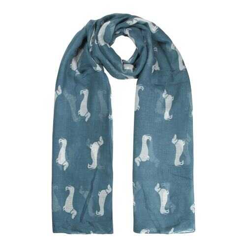 Палантин JANE'S STORY J1605S14-69 голубой в Wildberries