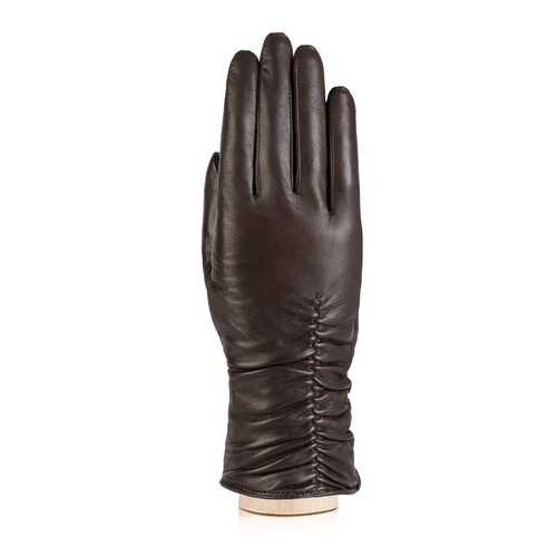 Перчатки женские Eleganzza F-IS0077 коричневые 7.5 в Wildberries