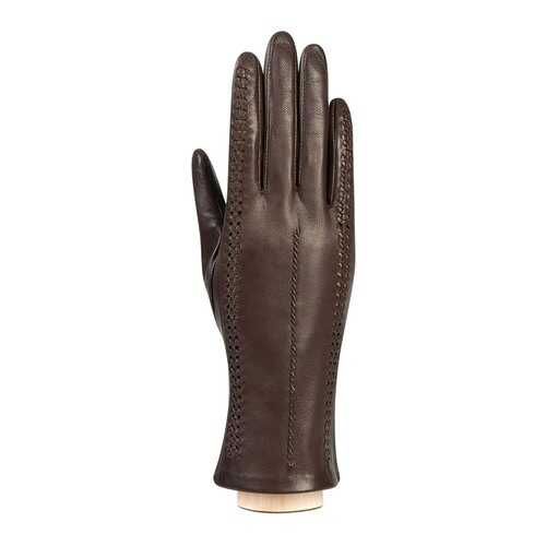 Перчатки женские Eleganzza IS02515 коричневые 8 в Wildberries