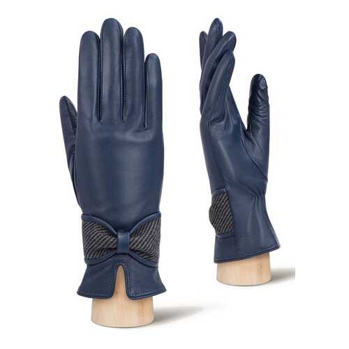 Перчатки женские Labbra LB-0107 синие 7.5 в Wildberries