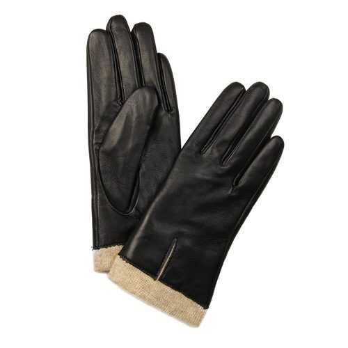 Перчатки женские Venera 9505511-1 черные 8.5 в Wildberries
