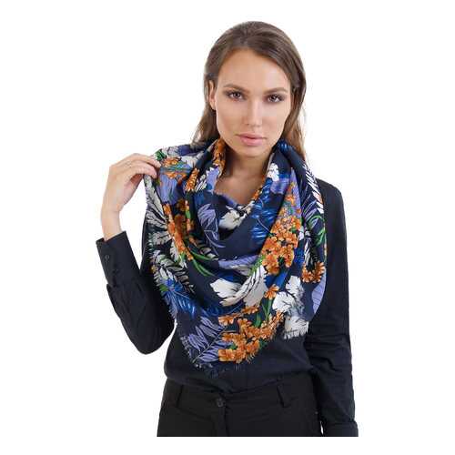 Платок женский Le Motif Couture S1904-1 разноцветный в Wildberries