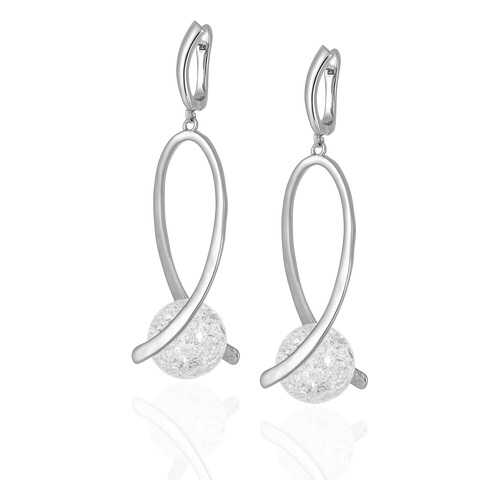 Серьги 1/33 EDITION, вставка кварц, артикул 54666068 в Wildberries