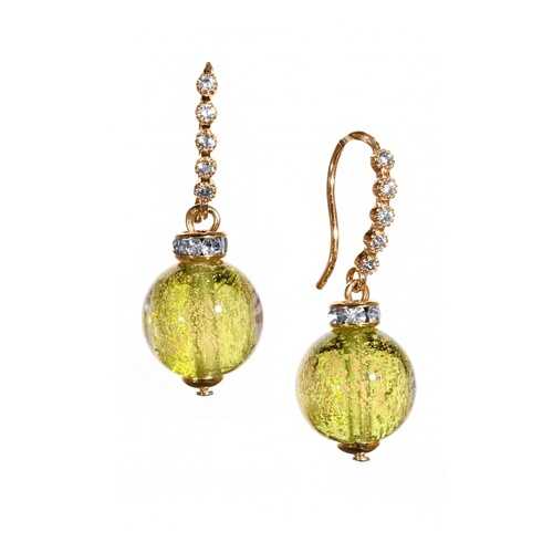 Серьги Bottega Murano 09044346 салатовые в Wildberries