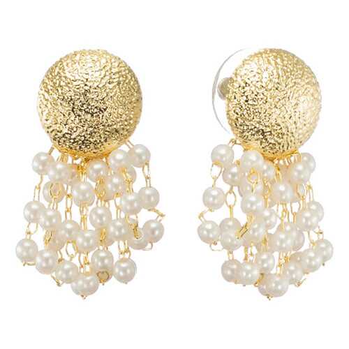 Серьги Corona Style B005E1126213 золотистые в Wildberries