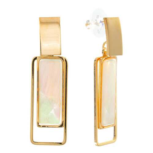 Серьги Corona Style B006E05106 золотистые в Wildberries