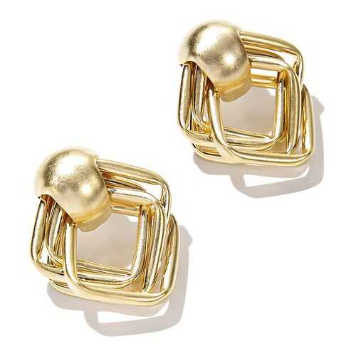 Серьги EXCLAIM 042G3099E золотистые в Wildberries