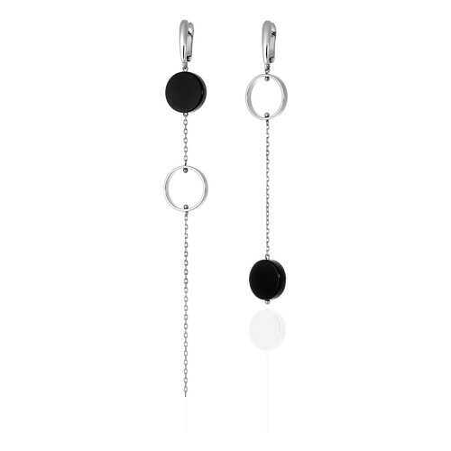 Серьги L'attrice 54666182 черные в Wildberries