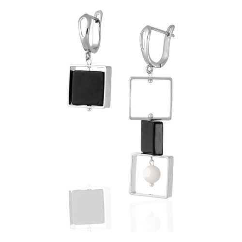 Серьги L'attrice, вставка оникс, артикул 54656000 в Wildberries