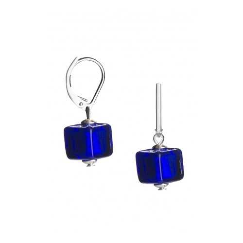 Серьги Perla Piccolo Cubo 09030266 синие в Wildberries