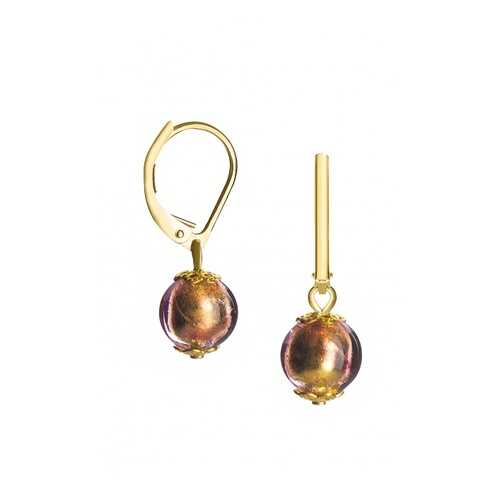 Серьги Perla Piccolo Oro 903060476004 фуксия в Wildberries
