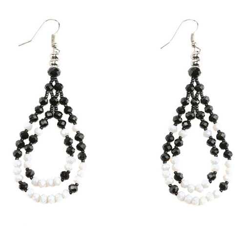 Серьги женские Cotton Club DM БЛСРГ черные в Wildberries