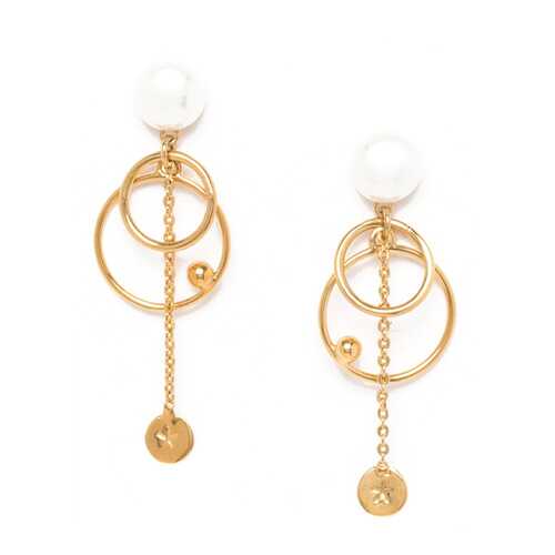 Серьги женские ORI TAO OT-12-29140 золотистые в Wildberries