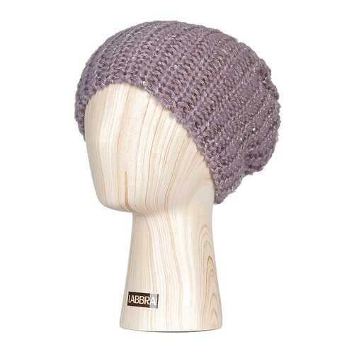 Шапка женская Labbra LB-M99003 фиолетовая ONE SIZE в Wildberries