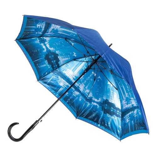 Зонт-трость автомат Eleganzza T-06-0348D синий в Wildberries