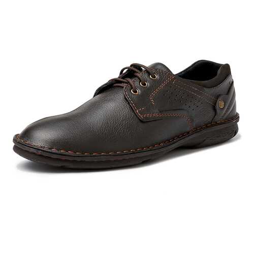 Полуботинки мужские Alessio Nesca M6208029 коричневые 42 RU в Wildberries