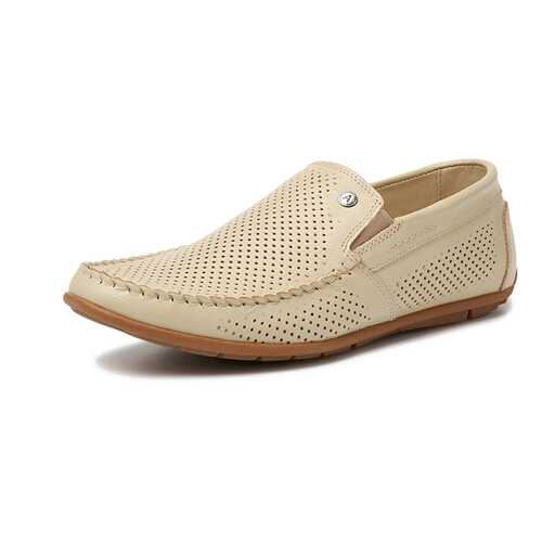 Мокасины мужские Alessio Nesca L1001201 бежевые 39 RU в Wildberries
