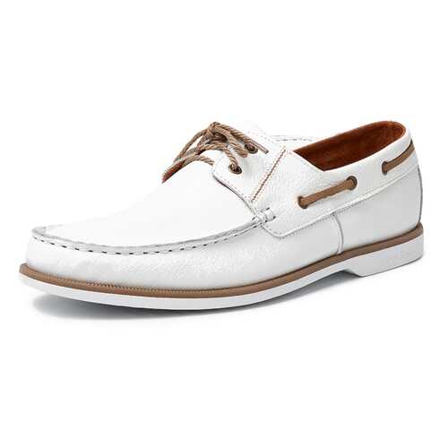 Мокасины мужские Alessio Nesca W1006205 белые 44 RU в Wildberries