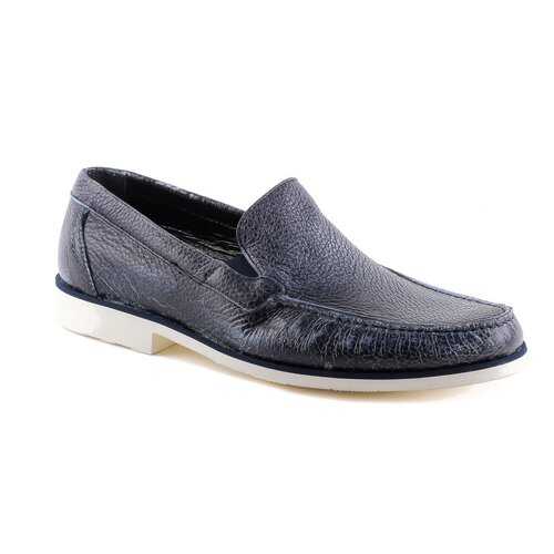 Мокасины мужские ZENUX 72150PCRAS синие 44.5 RU в Wildberries