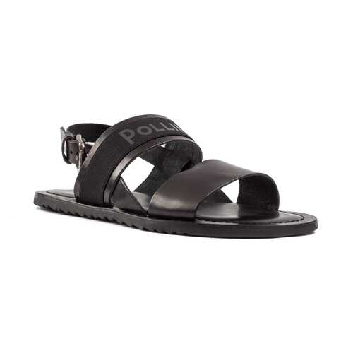 Сандалии мужские Pollini SB16011G0AUK0000 черные 45 RU в Wildberries