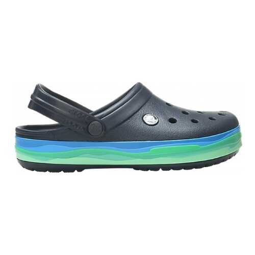 Сабо мужские Crocs Crocband wavy band clog-1 синие 46.5 RU в Wildberries