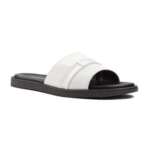 Шлепанцы мужские Pollini SB28012GOAUG0100 белые 45 RU в Wildberries