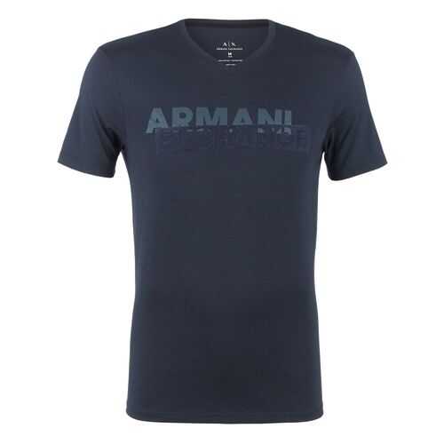 Футболка мужская Armani Exchange 3HZTBF ZJA5Z синяя L в Wildberries