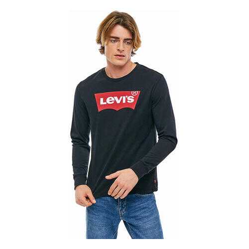 Футболка мужская Levi's черная в Wildberries