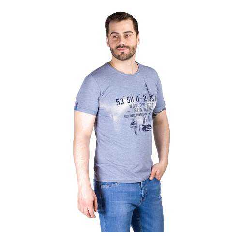 Футболка мужская MCL GD60700147 серая 4XL в Wildberries