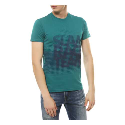 Футболка мужская SLAM S112456S00 зеленая S в Wildberries