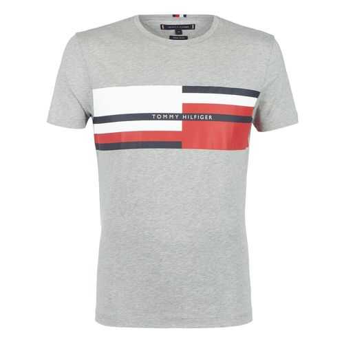 Футболка мужская Tommy Hilfiger MW0MW13332 серая XXL в Wildberries