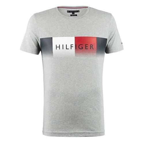 Футболка мужская Tommy Hilfiger MW0MW14311 серая XL в Wildberries